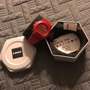 Brand New Red G-Shock Watch